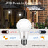 2-Pack Bulb, 60 Equivalent(6W), 800LM, 5000K, E26 Bulb Energetic Dusk to Dawn LED Outdoor Light Watt Daylight Base