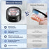 FTCIRA Ultrasonic Retainer Cleaner, 30W Professional Jewelry Cleaner, 230ML Portable Machine