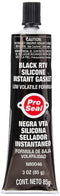 PRO SEAL RTV Silicone Sealant, 3 oz Tube, Black (80046)