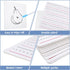 Lined Dry Erase Board Classroom with Markers - 9 x 12" Double Sided Whiteboard for Student Handwriting Practice (25 Pcs)