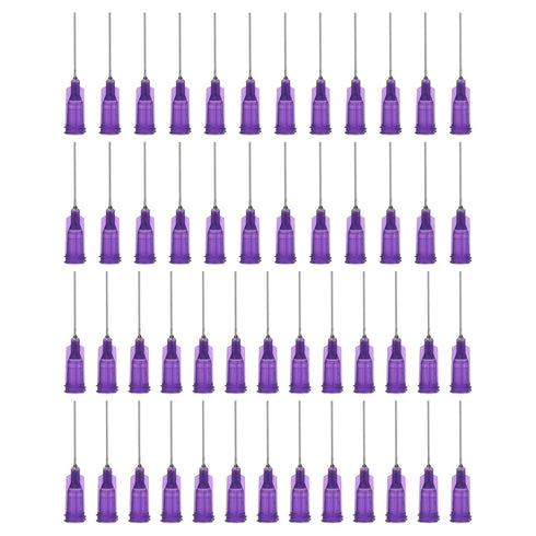 PATIKIL 100 Pcs Blunt Tip Dispensing Needles with Bent Blunt Needle, 0.5 Inch 21G for Liquid Ink Adhesive Glue