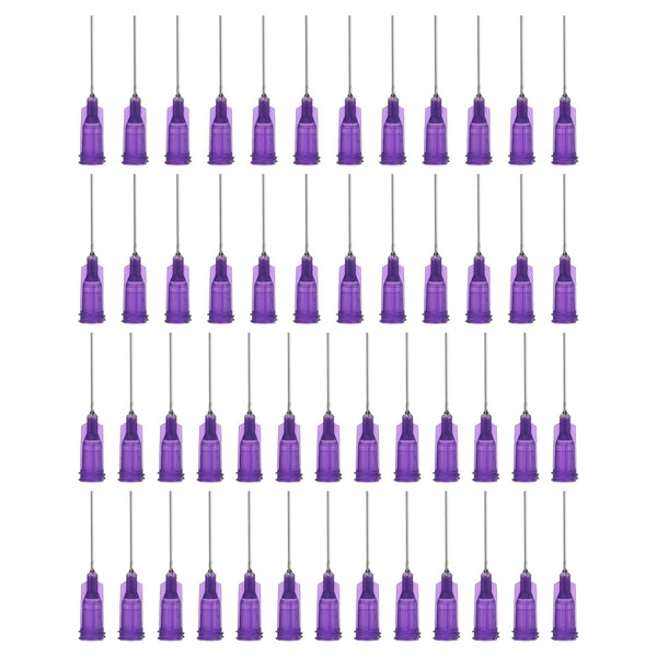 PATIKIL 100 Pcs Blunt Tip Dispensing Needles with Bent Blunt Needle, 0.5 Inch 21G for Liquid Ink Adhesive Glue