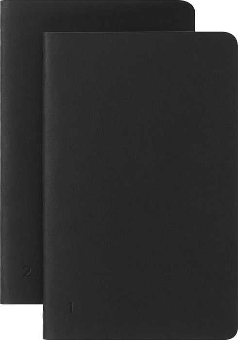 Moleskine Cahier Soft Cover Smart Notebook, Ruled/Lined, Pocket (3.5" x 5.5") Black, Compatible w Smart Pen, 56 Pages