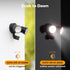 P6221B-PIR24 2000 18 26 IP54 LUTEC Shrimp Lumen Watt LED Motion Activated Integrated Dual-Head Floodlight Outdoor