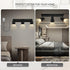 14.8ft 3 Hallway(GU10 Bulb) Plug-in Track Lighting LED, Track Light Fixtures Ceiling, Black Plug in Wall Lights