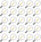 G40 LED Replacement Light Bulbs, 1W Shatterproof Globe, E12 Base, 1.5 Inch Dimmable, Warm White, 25 Pack