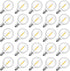 G40 LED Replacement Light Bulbs, 1W Shatterproof Globe, E12 Base, 1.5 Inch Dimmable, Warm White, 25 Pack