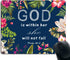 Smooffly Custom Gaming Mouse Pad, Christian Quotes, Bible Verses, God is Within Her Psalm 46:5