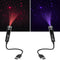 Mini Led Projection Lamp Star Night, USB Car Roof Star Projector Night Light, Mini Led Projection Lamp (Red Light)