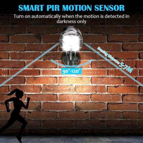800 (2 Pack) Battery Operated Motion Outdoor Waterproof Lights, Lumen Ultra Bright Battery Powered Night Activation