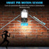 800 (2 Pack) Battery Operated Motion Outdoor Waterproof Lights, Lumen Ultra Bright Battery Powered Night Activation