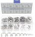 250PCS Stainless Steel E-Clip External Retaining Ring Assortment Set