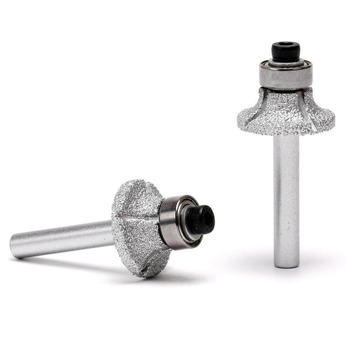 1/4 Inch Countertop ILOVETOOL Vacuum Brazed Diamond Router Bit Shank for Marble Granite Travertine Tile Stone Bullnose