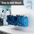 Heyrelda 3 Hairnet Dispenser and Glove Holder Wall Mount - Compartments Acrylic Hygiene Dispenser Station with Lid