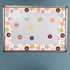 Donut Bulletin Board Border, 36ft Straight Classroom Decoration Roll for Family Party