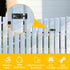 LXUEJIE 2 Pack 12 Barrel Bolt Lock, Slide Bolt Latch Lock, Door Latch Lock Slide Bolt Heavy Duty Security Sliding Latch