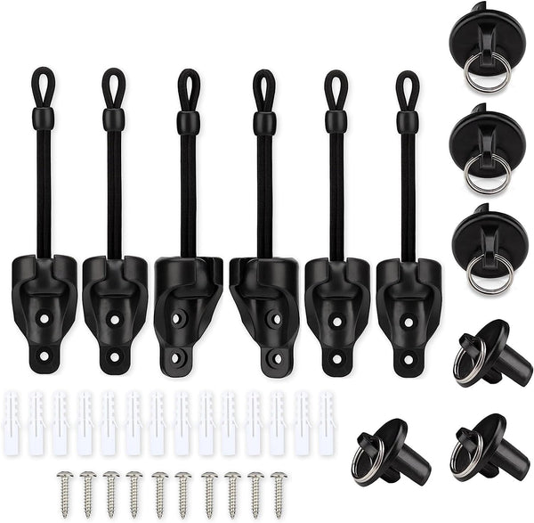 Seprochoo Sun visor parts Bungee kit and end cover, weather resistance, for Coolaroo