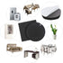 Yelanon Non Slip Furniture Pads - 16 pcs 2” Furniture Grippers for Hardwood Floors, Self Adhesive Rubber Feet, Anti