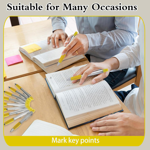 Colarr 30 Pcs Highlighter with Ballpoint Pen Combo, Chisel Tips for Student Office Writing, Coloring, Underlining