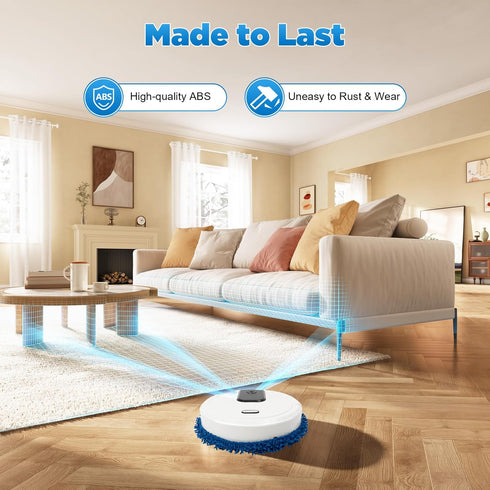 LIAUHO 360 60 Wet Dry Vacuum Cleaner, Wet and ARY Dual-Purpose Mopping Machine, Full-Surround Wipe, Minutes Runtime