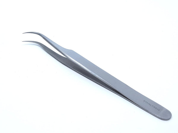 IMS-JF7 Premium High Precision #7 Jeweler Style Forceps Tweezers, Fine Point Tips, 4.5" Stainless Steel