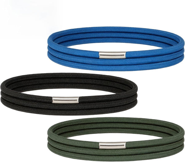 Ezymivs 3PCS Trash Can Rubber Bands Fit 7 to 30 Gallon Cans, Heavy
