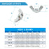 Yoliko 38 5 5/32",3/16",1/4",5/16",3/8" Pcs Sizes Wingnuts, Quality Carbon Steel Wing Nuts Zinc Plated Fasteners Parts
