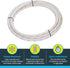 SharkBite 3/4 Inch x 25 Feet PEX-B Flexible Water Tubing, White for Plumbing