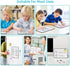 Magnetic Dry Erase Board for Fridge, Double-Sided 8"x12" Calendar To Do List Planner with 4 Markers