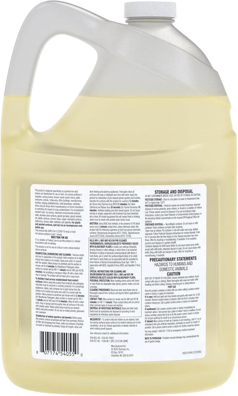 CBD540557 All Purpose Disinfectant Cleaner, Kills 99.9% of Germs, Ready-to-Use Liquid Refill, 1-Gallon (Pack of 2)