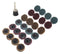 Zorlun 1/2/3 Inch Abrasive Disc Sanding Roll Lock Surface Conditioning Discs R-Type Quick