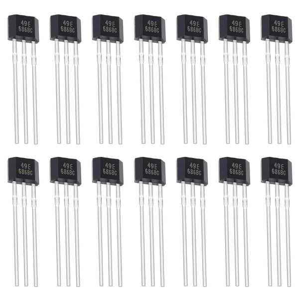 20Pcs 49E OH49E SS49E S49E TO-92S Hall Effect Sensor 3Pins Magnetic Detector