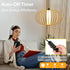 3-Way Dimmable Timmer Setting LALISU Plug-in Pendant Light Rattan Hanging Lamp, Boho Hanging Lights with Woven
