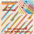 Fun Pencils - Flower Shaped Shavings, Novelty, Cool - Triangular Pencils for Kids, Cute with Erasers, 12 Pack