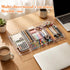 Briwooody 2 (Transparent,11 Pcs Large Expandable Acrylic Drawer Organizers, Grid Adjustable Drawer, Dividers Organizer