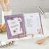 Blank Family Cookbook Recipe Binder - 6.5 x 8.2 in, Hardcover Spiral Bound, 90 Ruled Pages with Memo Pocket