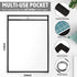 56 Pack 10 13.8 Inch Job Ticket Holders Reusable Dry Erase Pockets Plastic x Shop Ticket Holders Sheet Protectors Job