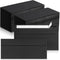 Jutom 500 Pcs Kraft Envelopes Letter Size Bulk #10 Business Security Envelopes Sealed 4-1/8 x 9-1/2 (Black)
