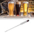 Cerlyiont 10 Set, Set 0-100 Pcs Hydrometer Test Kit, Hydrometer and Glass Test Jar Hydrometer Glass Beer Tester Wine