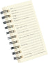 Write it Down series by Journals Unlimited, Mini-Size 3”x5”, Guided Wine Journal, Kraft Hard Cover, Made in USA