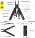 BI2051AB, BIBURY Mini Multitool Pliers Mini EDC Multi Tool with Pocket Clip for Outdoor Survival, Gifts for Men