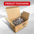 2-1/2" Powder Actuated Fasteners with 1" Washer .300 Head .145" Shank for Powder Fastening & Power Framing systems, 100 Pack