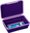 It's Academic Flexi Storage Box, Folding, Collapsible, Adjustable for Pencils, Supplies, Purple (23135)