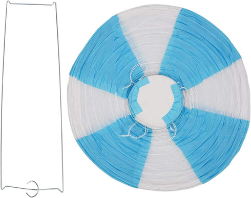 RETYLY 12inch Hot Balloon Paper Lantern Ceiling Light Wedding, Blue
