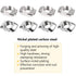Hotop 150 Pieces 2020 Series T Slot Nuts, Hammer Head Fastener, Plated Carbon Steel Sliding M5 T Nuts