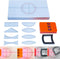 Physics Optics Experiment Set, Prisms, Convex Lens, Triple Laser Refraction Educational Science Kits