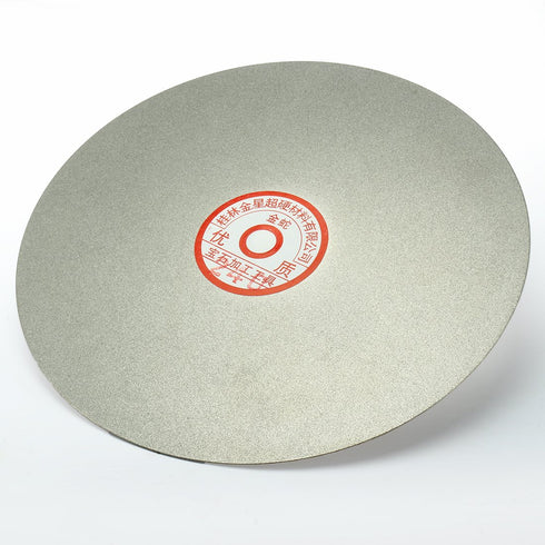 uxcell 200mm 8-inch Grit 240 Diamond Coated Flat Lap Disk Wheel, Grinding Sanding Disc