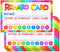 Punch Cards for Classroom, 208 Pack Kids Behavior Reward & Loyalty Cards, Best Behavior Chart
