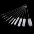 Stainless Steel Test Tube Brushes Set, Clean Brushes for Pipes, Teapot, Tumbler, Reusable Long Straw Cleaners