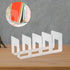 Baoblaze Countertop Book Stand Acrylic Bookends Multifunction Bookshelf Dividers Purse Handbag Organizer for Study Room